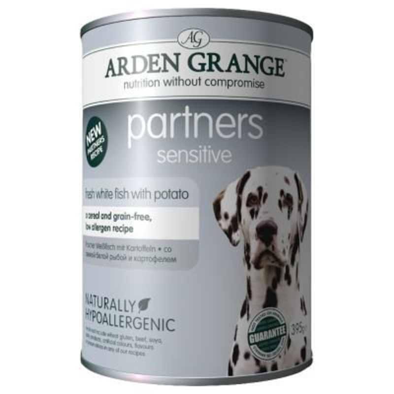 Arden Grange Partners Sensitive Wet Dog Food 395g