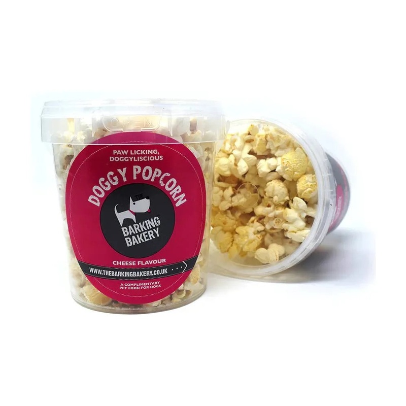 Barking Bakery Dog Cheese Popcorn Tub