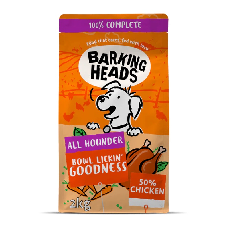 Barking Heads Bowl Lickin' Goodness Chicken Dry Dog Food - All Hounder