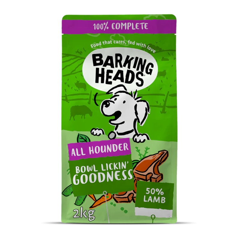 Barking Heads Bowl Lickin' Goodness Lamb Dry Dog Food - All Hounder