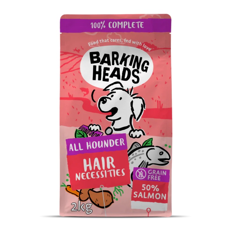 Barking Heads Hair Necessities Salmon Dry Dog Food - All Hounder