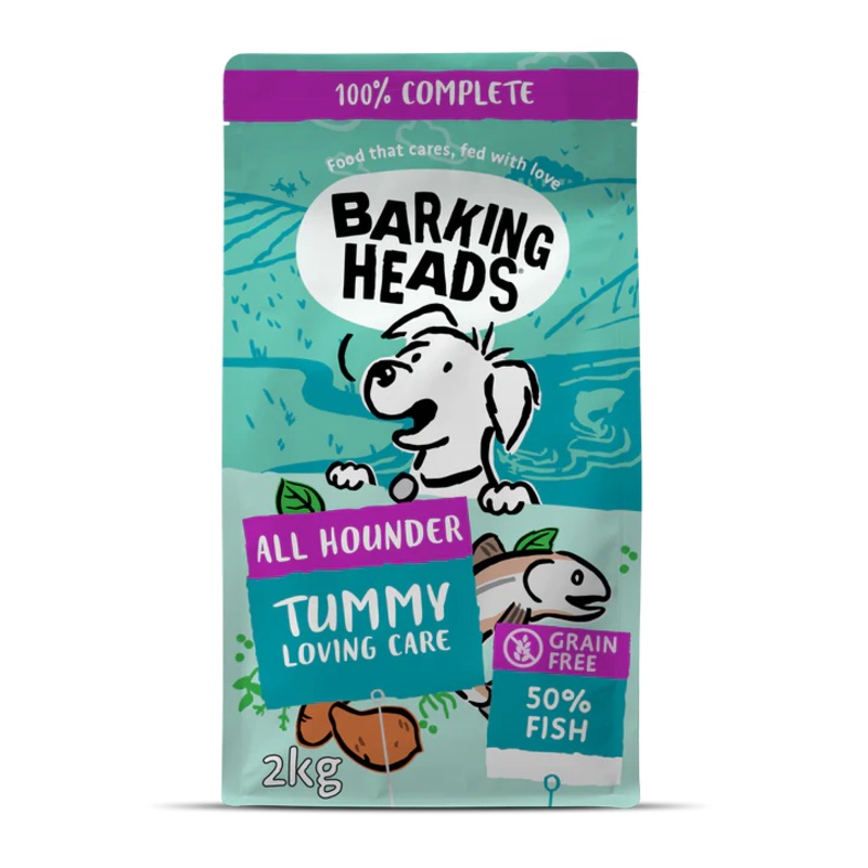 Barking Heads Tummy Lovin' Care Fish Dry Dog Food - All Hounder