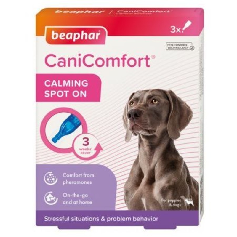 Beaphar CaniComfort Calming Spot On Dog 3pk