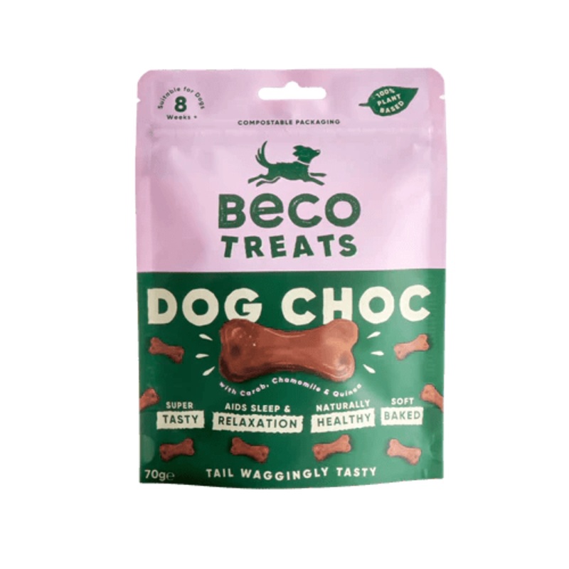 Beco Dog Choc with Carob, Chamomile & Quinoa Dog Treats