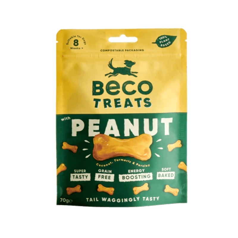 Beco Peanut with Coconut & Turmeric Dog Treats