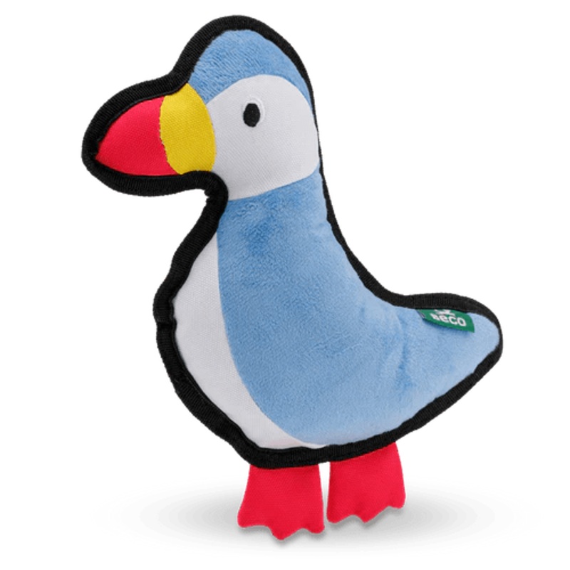 Beco Recycled Rough & Tough Puffin Dog Toy
