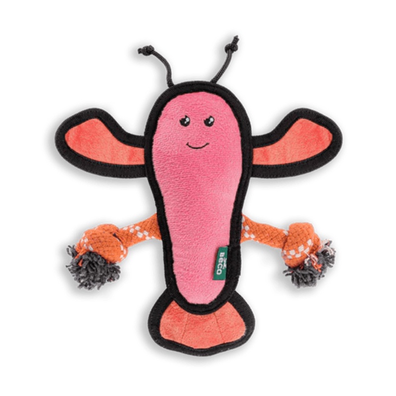Beco Rough & Tough Recycled Lobster Dog Toy