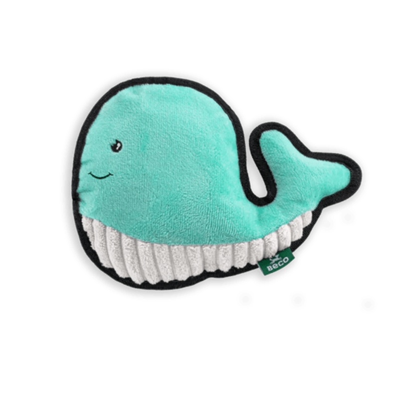 Beco Rough & Tough Recycled Whale Dog Toy