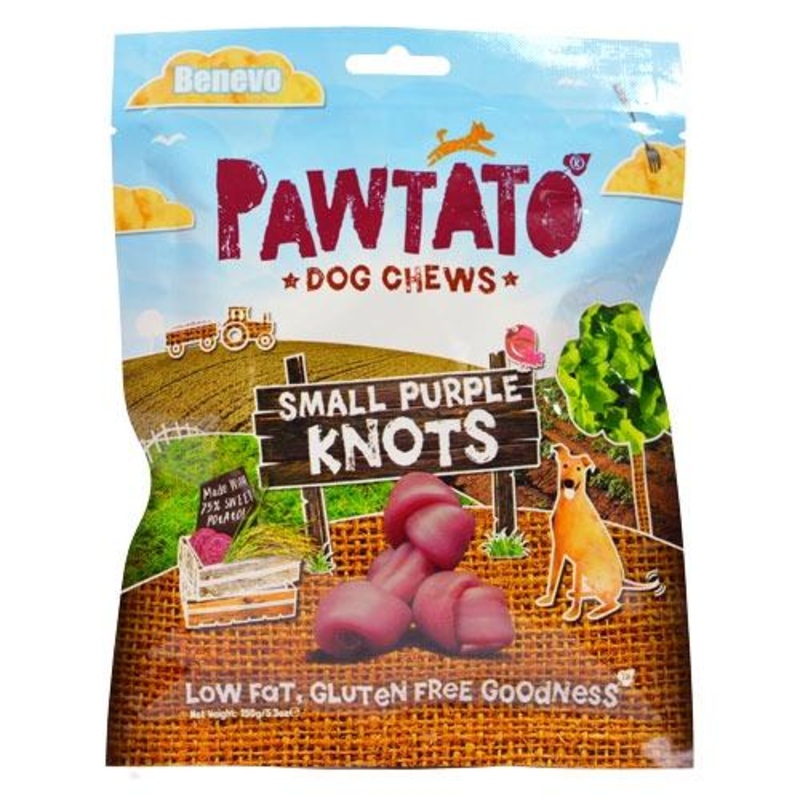 Benevo Pawtato Small Purple Knots 150g
