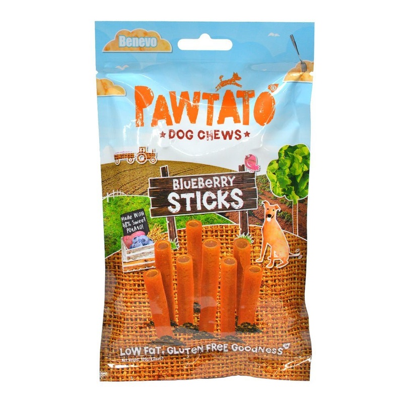 Benevos Pawtato Blueberry Sticks 120g