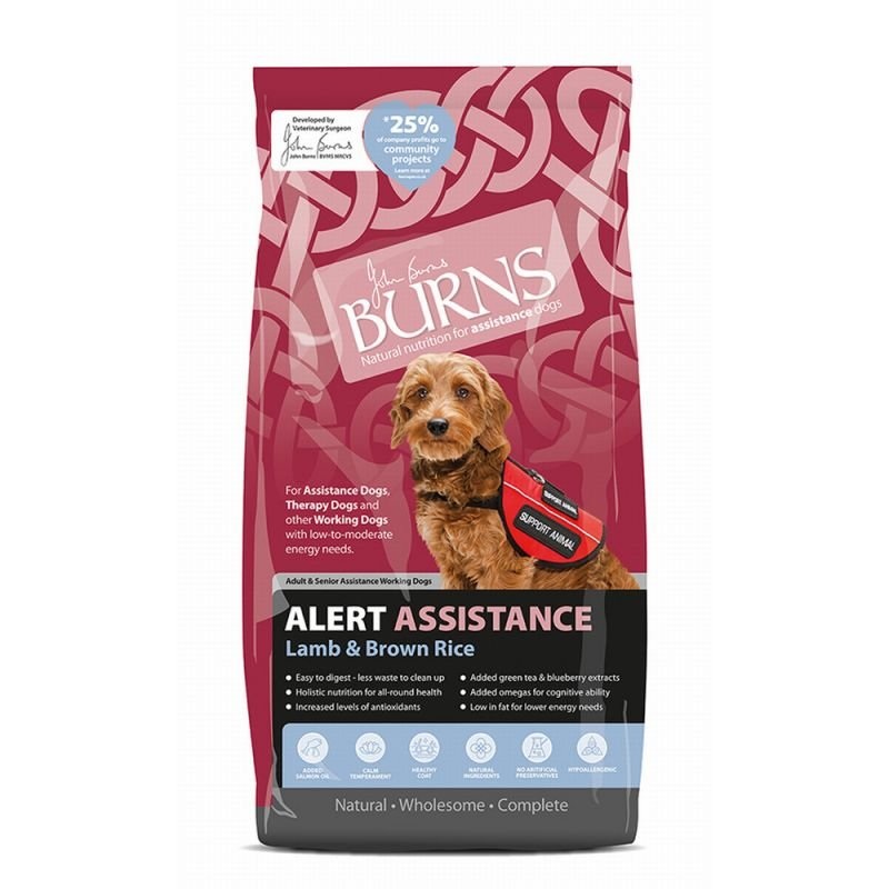 Burns Alert Adult Lamb and Brown Rice Dog Food