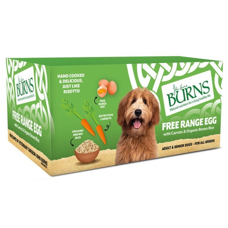 Burns Free Range Egg with Carrots & Organic Brown Rice Wet Food