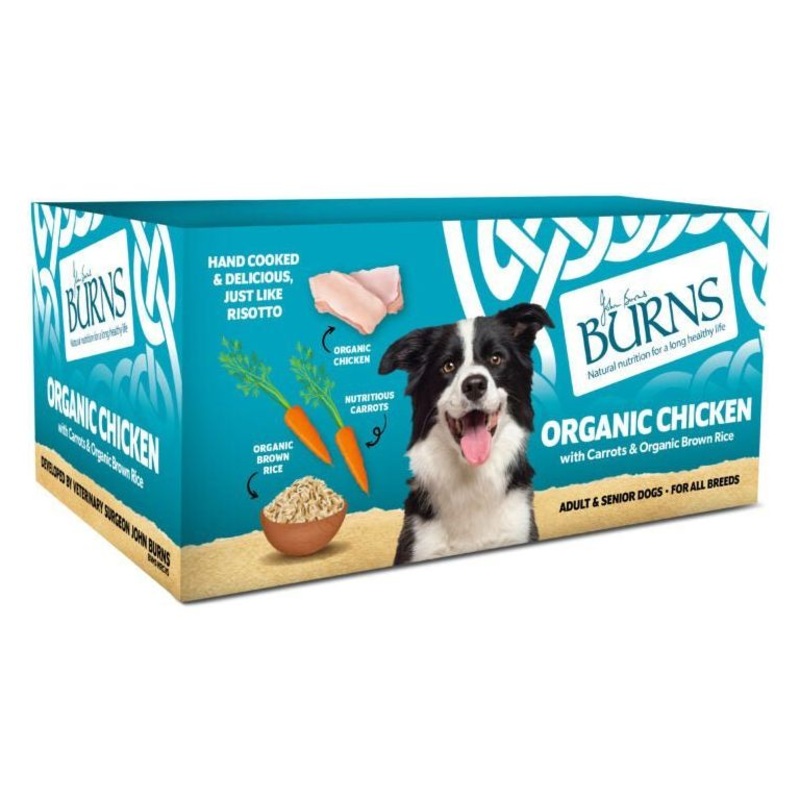 Burns Organic Chicken with Carrots & Organic Brown Rice Wet Food