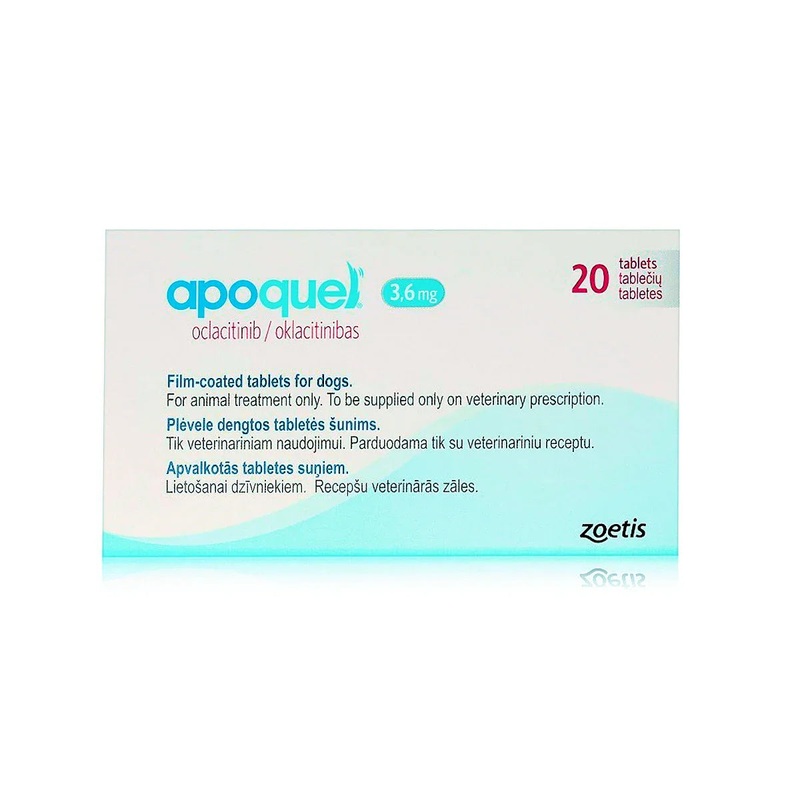 Apoquel Film-Coated Tablets for Dogs 3.6mg 20Tablets