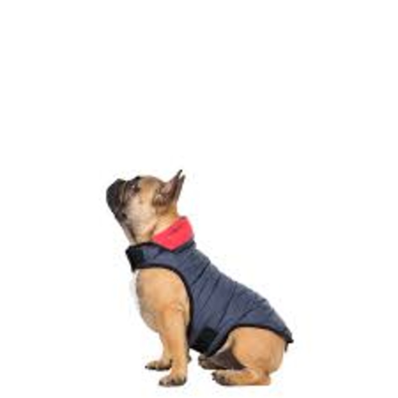 TresPaws Kimmi Quilted Dog Jacket Flint Grey