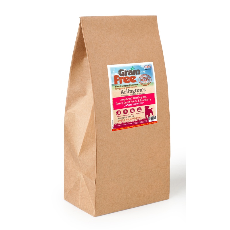 Arlington's Large Breed Turkey, Sweet Potato & Cranberry 2kg