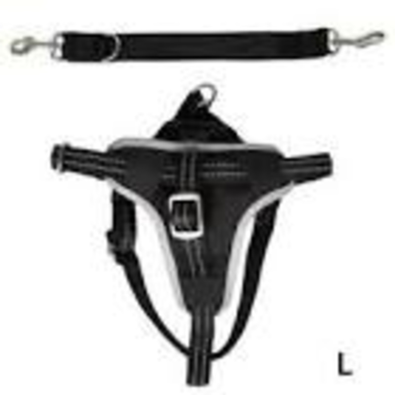 Dog Protect safety harness L: 6580 cm/25 mm, black