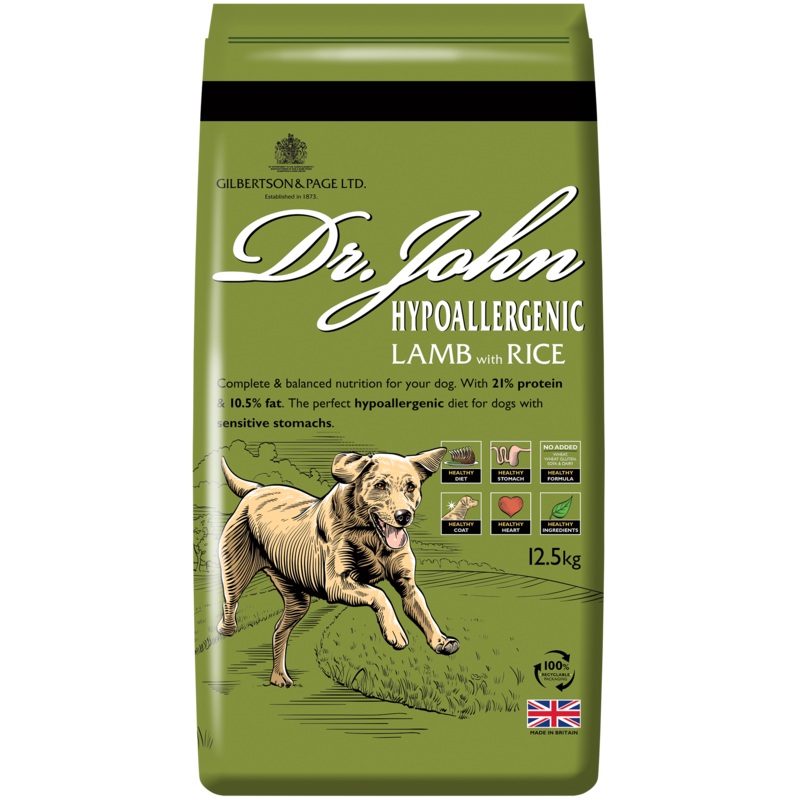 Dr John Hypoallergenic Lamb With Rice 12.5kg