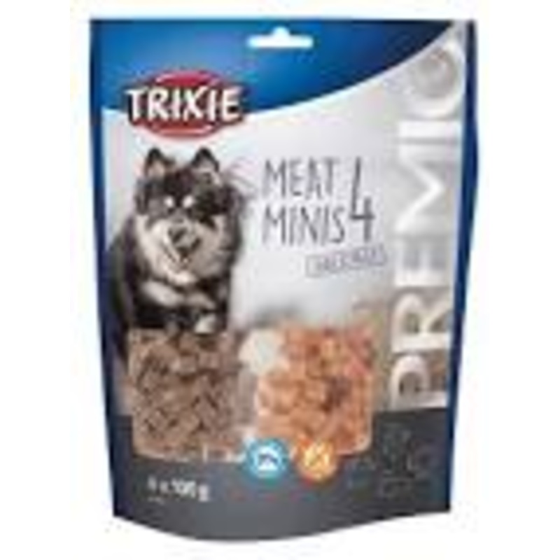 Premio 4 Meat Minis, Chicken, Duck, Beef, Lamb 4 X 100 G
