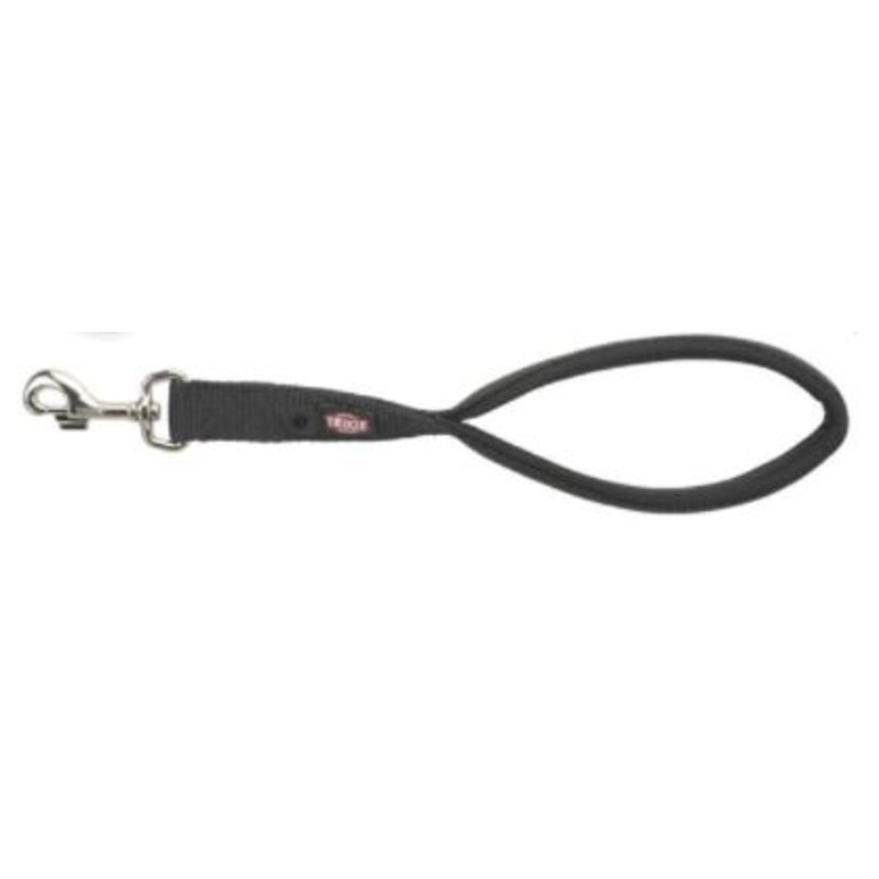 Premium Short Leash M-XL: 37cm/25mm, Black