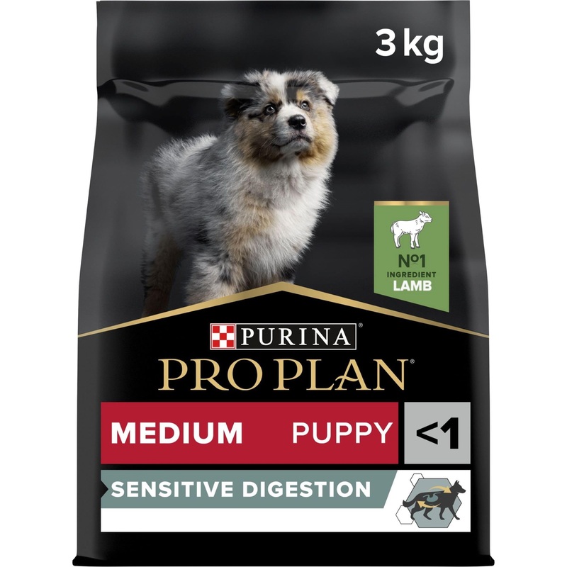 PRO PLAN Medium Puppy Sensitive Digestion Rich in Lamb Dry Food 3KG
