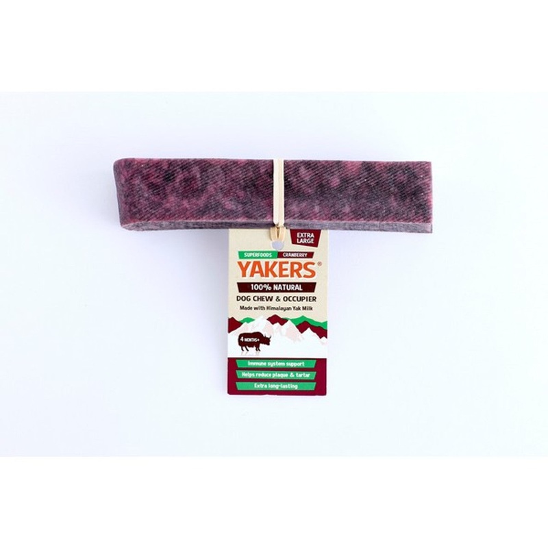 Yakers Cranberry Dog Chew Extra Large