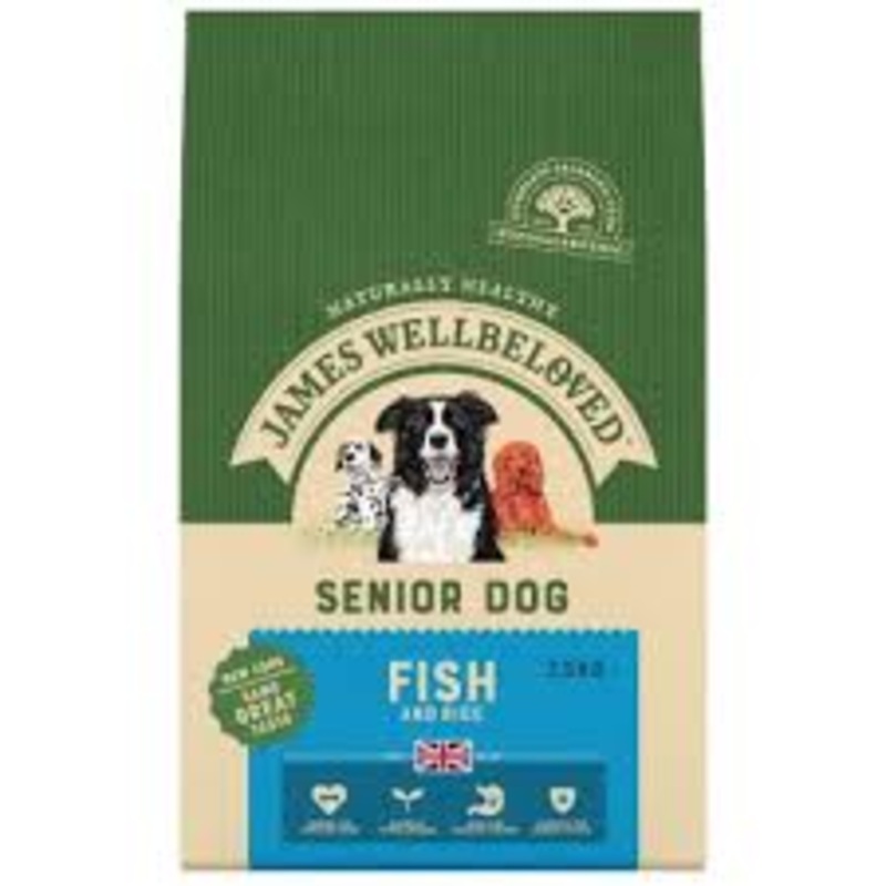 James Wellbeloved Fish & Rice Kibble Senior 2