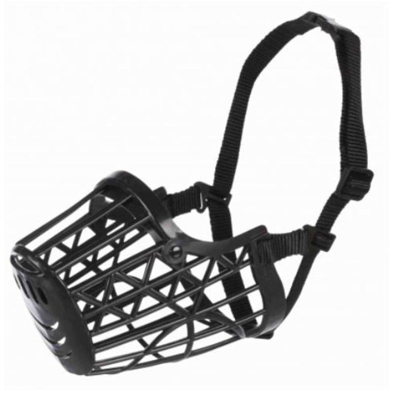Muzzle, Plastic M 22cm, Black