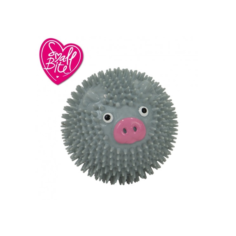 Small Bite Spikey Pig Ball 7.5cm