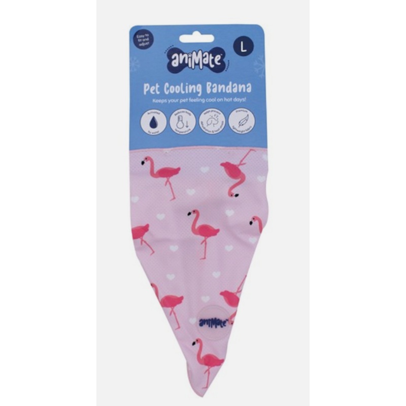 Animate Cooling Bandana Flamingo