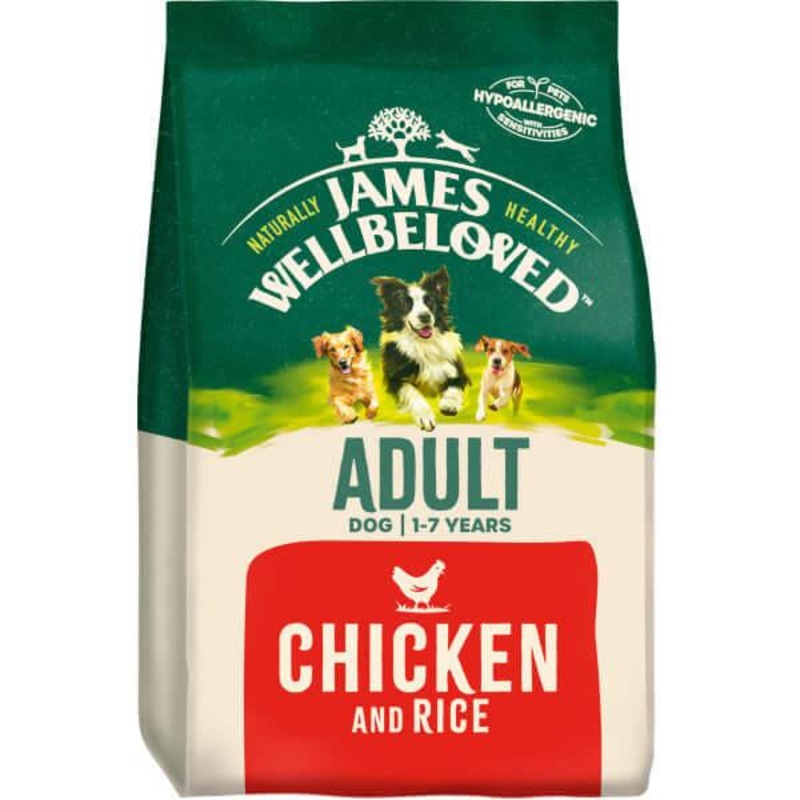 James Wellbeloved Dog Adult Chicken & Rice 2kg