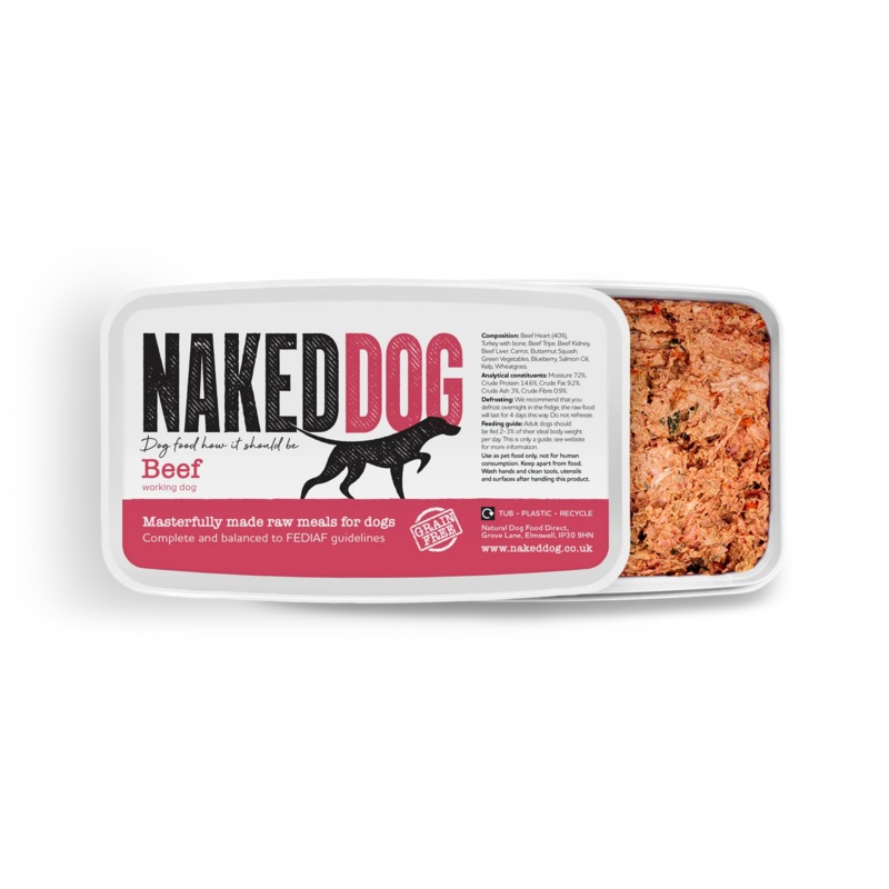 Naked Dog Pure Beef 2x500g