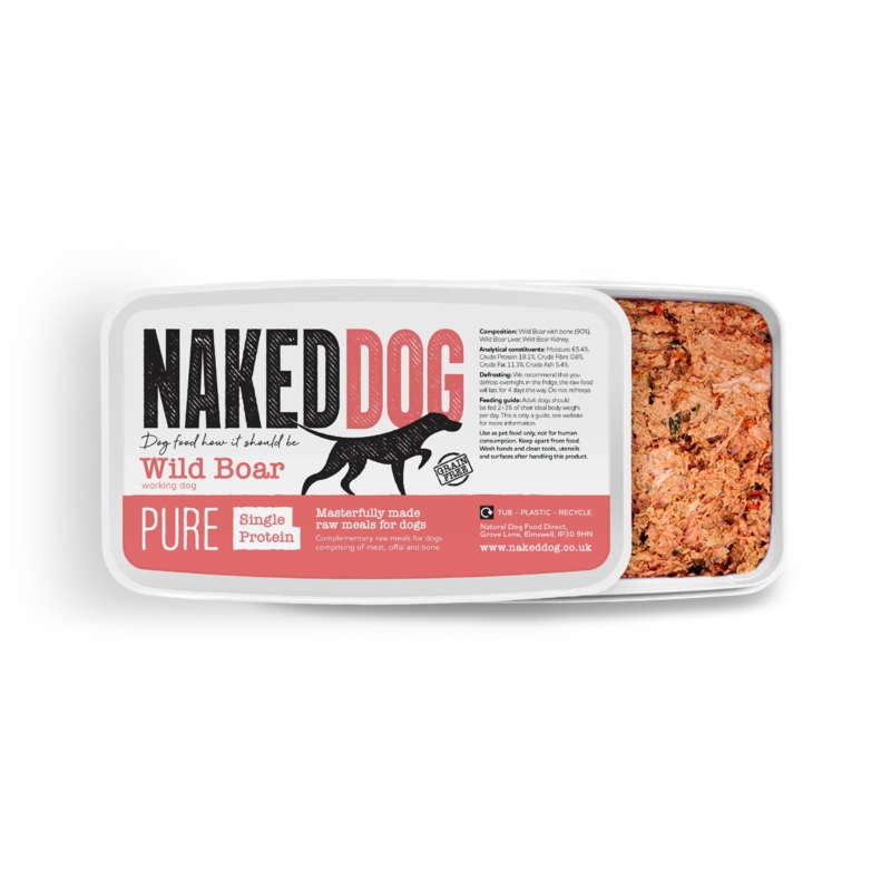 Naked Dog Pure Wild Boar 2x500g