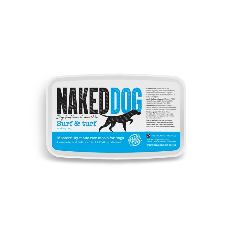 Naked Dog Surf And Turf 2x500g