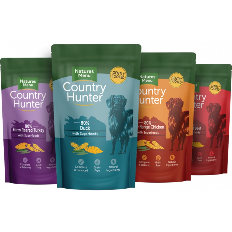 Country Hunter Superfood Dog Pouches 12x150g