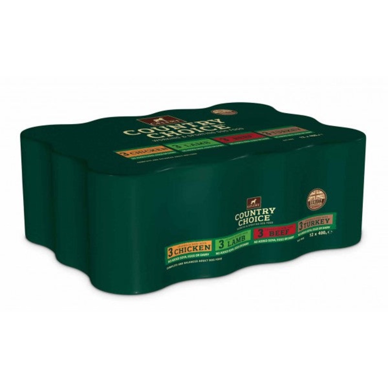 Gelert Dog Country Choice Cij Variety 12 Pack 400g