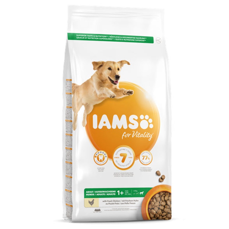 Iams Vitality Adult Large Dog Fresh Chicken 12kg