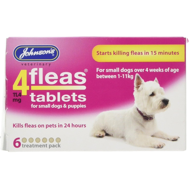 JVP 4 Fleas Puppy Flea Tablets 6 Tab Pack