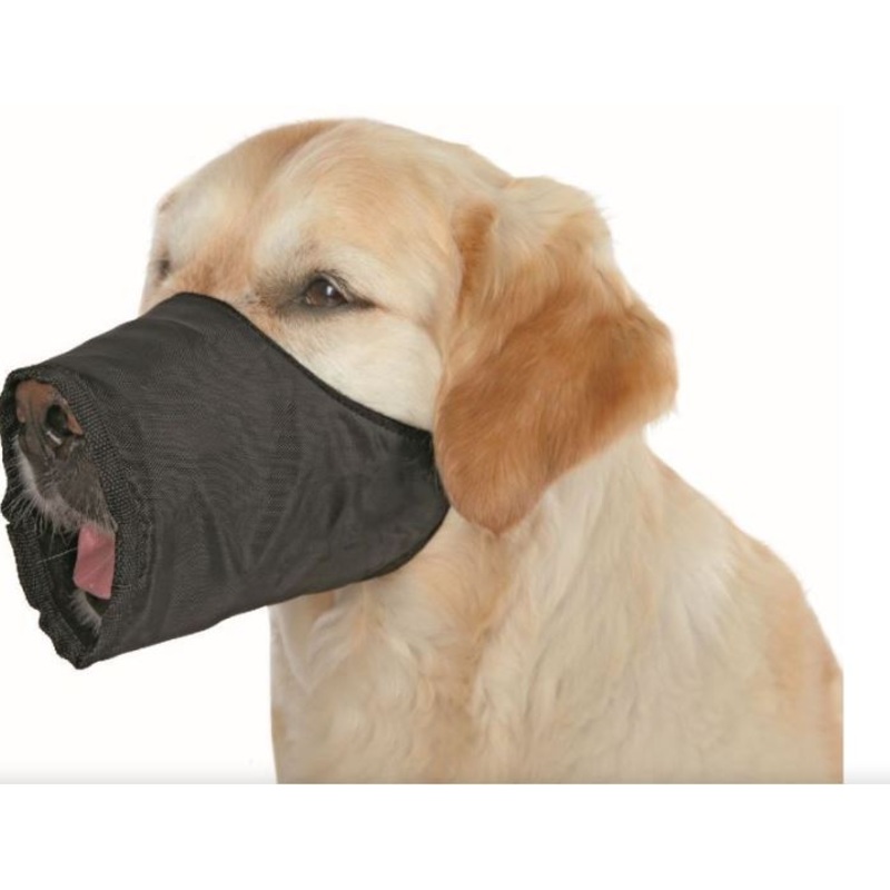 Muzzle, nylon XS, black
