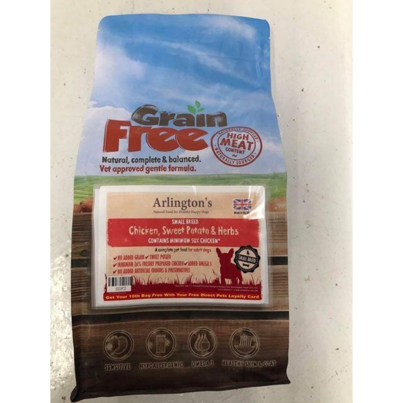 Arlington's Small Breed Chicken, Sweet Potato & Herb 2kg