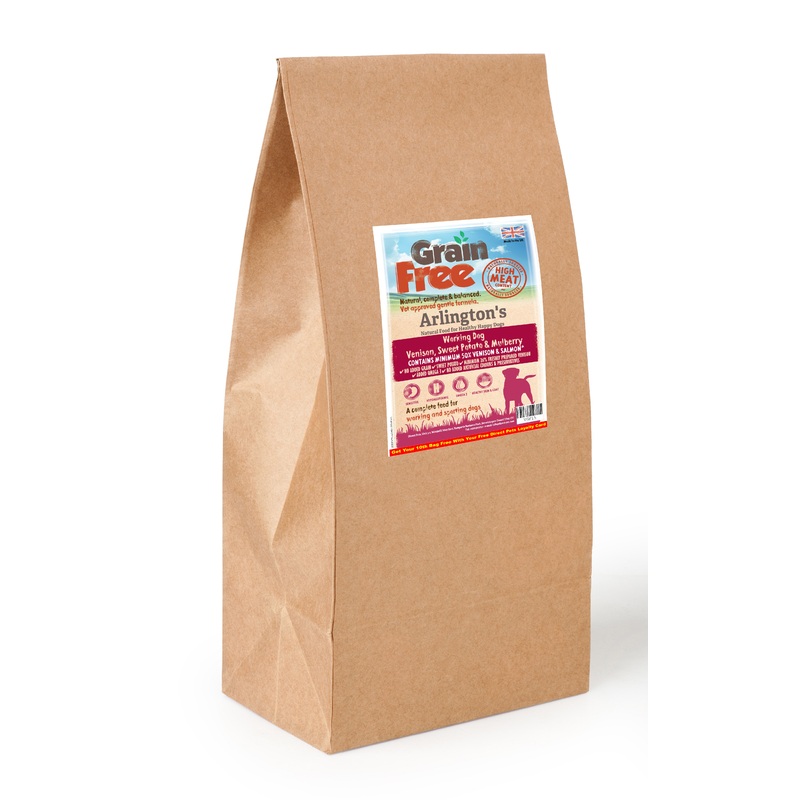 Arlington's Venison Sweet Potato & Mullbery 2kg