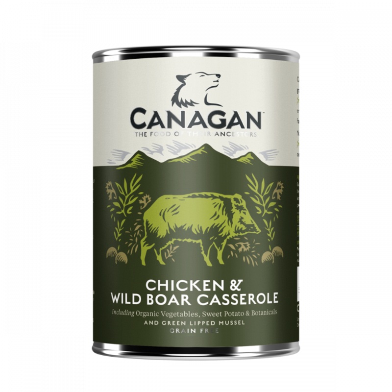 Canagan Dog Can Chicken & Wild Boar Casserole 400g