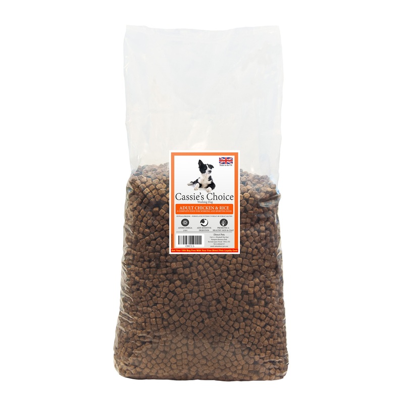 Cassie's Choice Working Dog Chicken & Rice Cube 15kg