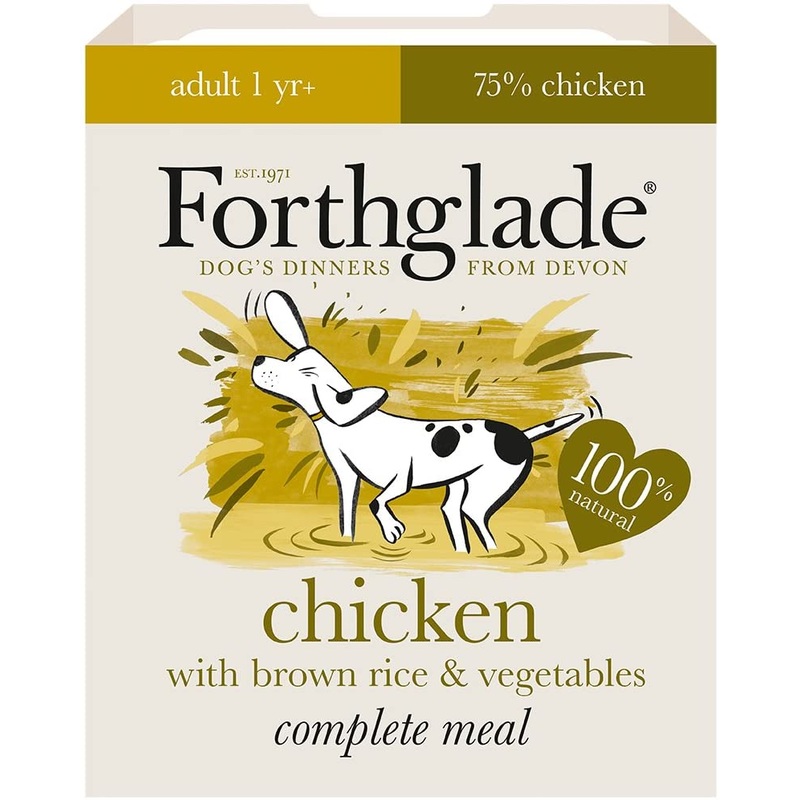 Forthglade Complete Adult Chicken With Brown Rice 395g