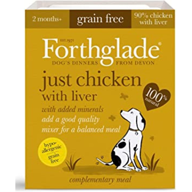 Forthglade Just Chicken And Liver Grain Free 395g