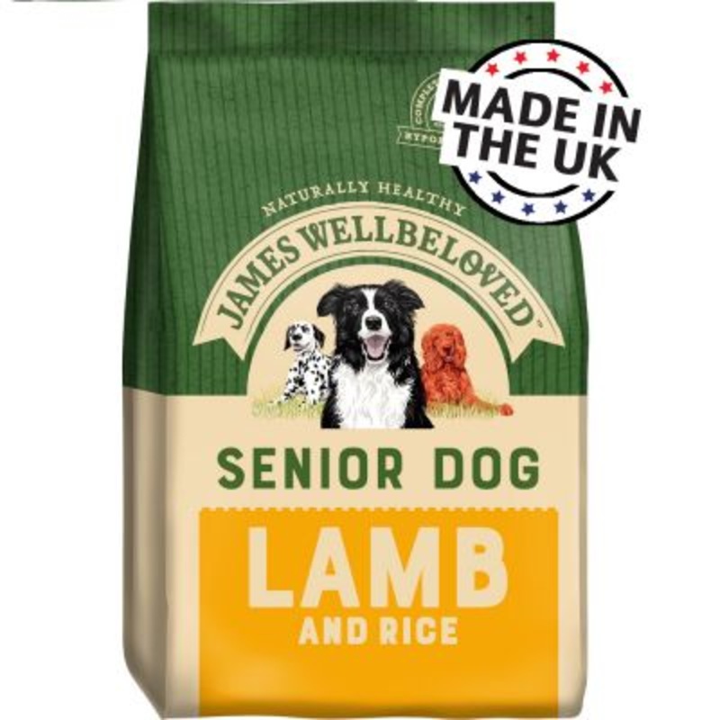 James Wellbeloved  Lamb & Rice Kibble Senior 2