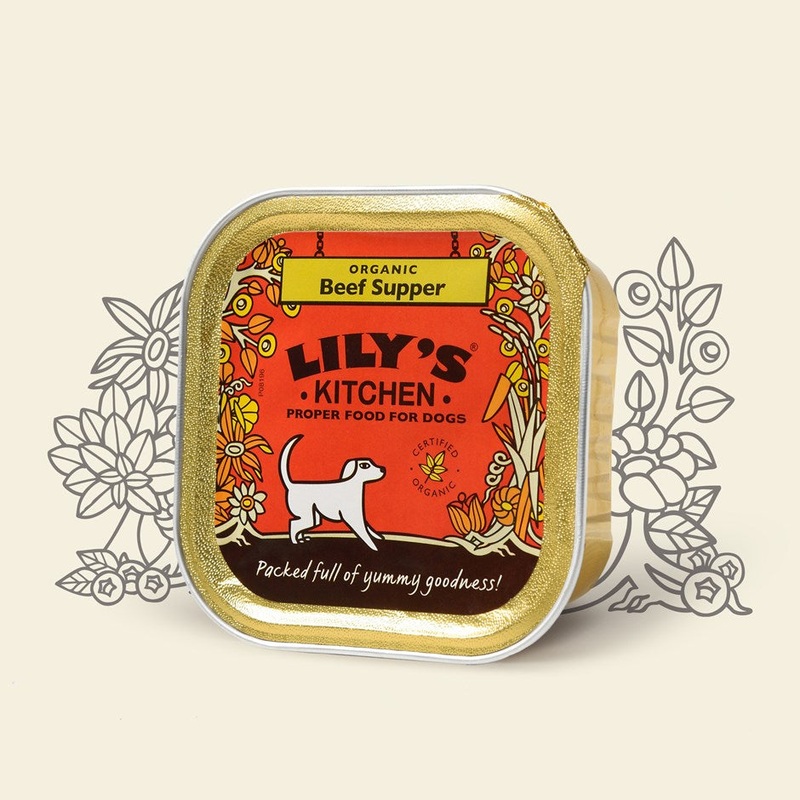 Lily's Kitchen Organic Beef Supper For Dogs 150g