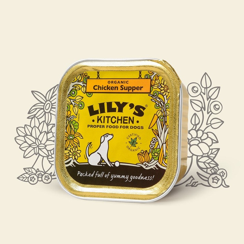 Lily's Kitchen Organic Chicken Supper For Dogs 150g