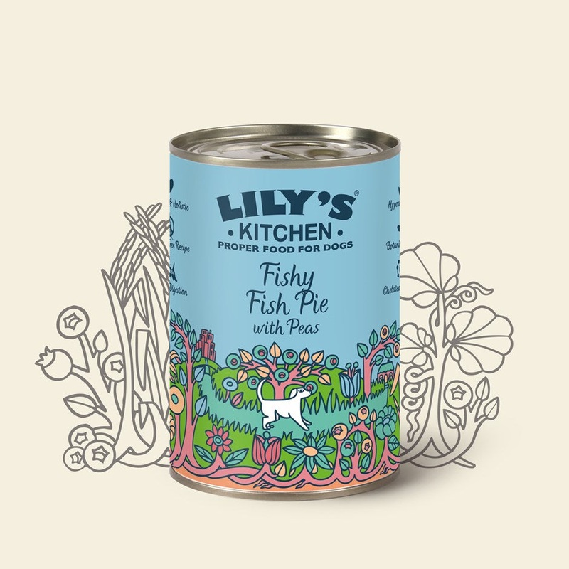 Lily's Kitchen Tins Fishy Fish Pie Dog 400g