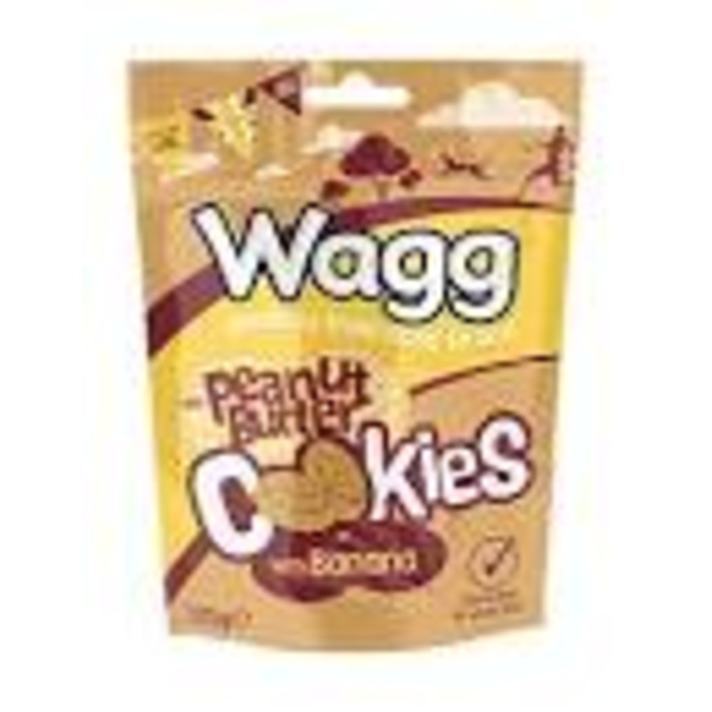Wagg Peanut Butter And Banana Cookie Treats 125 G